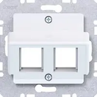 Hager Abdeckungsplatte Lichtweiß (glänzend) WAF2165WG 1 St.