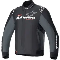 Alpinestars Monza Sport Motorrad Textiljacke, schwarz/grau, S