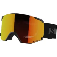Salomon Skibrille S/View Unisex Black Mid Red