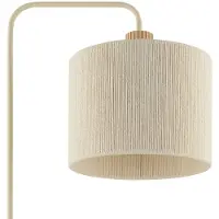Brilliant Stehleuchte Arlo, beige, Textil/Holz, Höhe 160 cm, E27