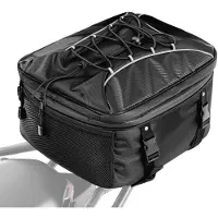 Vevor Motorradhecktasche Rücksitztasche (22-34 L) mit wasserfester Regenabdeckung