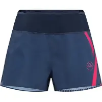 La Sportiva Flow 3' Short W - Leichte Damen-Trailrunning-Shorts - , Größe:L, Farbe:B46P19-Night Sky/Azalea