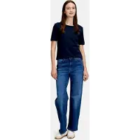 Betty & Co T-Shirt "Basic Shirt mit Rundhalsausschnitt", Damen, Gr. L, blau (dunkelblau), Obermaterial: 95% Baumwolle CO. 5% Elasthan EL., Shirts T-Shirt