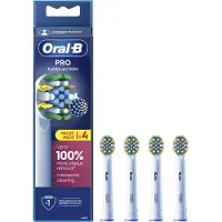 Oral-B Pro Floss Action Aufsteckbürste Zahnbürste X-Form 4er Pack weiß