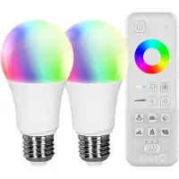 TINT MUELLER-LICHT tint LED Birnenform, 9,5W, E27, 2x white+color + FB 3er Set