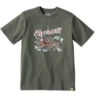 Carhartt - Dearborn Relaxed Holiday T-Shirt - T-Shirt Gr S oliv/grau