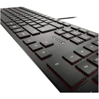 Cherry Tastatur KC 6000 Slim, QWERTZ, 105 + 6 Tasten, Status LEDs für CAPS LOCK, NUM & SCROLL, schwarz