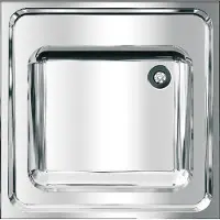 Kwc Gewerbespüle, MAXIMA, Edelstahl, 600x382x600 mm