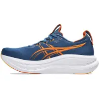 Asics Laufschuhe Herren Gel-Nimbus 28 SS 2026-Marineblau/Orange-41 1/2