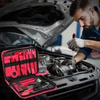 Markenlos Werkzeug zum Lösen von Fahrzeugverkleidungen und zur Demontage von Paneelen für Auto, Radio, Armaturenbrett, Polster, Garage, Werkstatt, Zuhause, Limousine und LKW