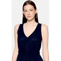 Vera Mont Cocktailkleid "Cocktailkleid mit Volant", Damen, Gr. 36, EURO, blau (night sky), Obermaterial: 100% Polyester Pol. recyc.., Kleider Cocktailkleid