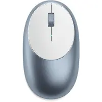 Satechi M1, Beidhändig, Optisch, Bluetooth, Blau, Weiß
