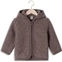 Huttelihut - Baby's Jacket Wool Fleece - Merinojacke Gr 68 braun