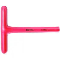 Ks Tools T-Griff-Steckschlüssel mit Schutzisolierung, 14x200 mm