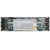 Hager GKEV12SET22 Kleinverteiler für BR-Kanal bestückt mit CDA625D + 6xNBN116, Winsta, C-Profil