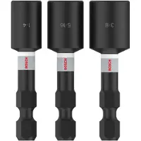 Bosch Accesorios PRO Nutsetter Impact,1/4 x50mm,5/16 x50mm,3/8 x50mm,1 7/8 x50mm, 4-teiliges Set - 2608521U65