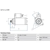 Bosch Starter 0 986 025 360