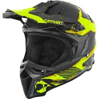 Germot Helm GM 540 matt-schwarz/fluo-gelb - Größe XL