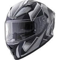 Germot Helm GM 711 matt-schwarz/grau - Größe XL