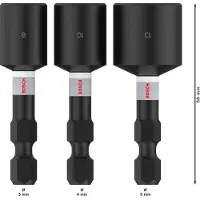 Bosch Pro Impact 8/10/13 Steckschlüssel 50 Mm 3 Einheiten