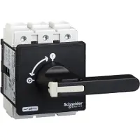 Schneider Electric Electric VBF5 Hauptschalter, 4-Loch bef., 3p, 690V, 125A, Griff lang schwarz abschließbar