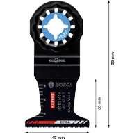 Bosch EXPERT MetalMax AIZ 45 AIT Tauchsägeblatt für Multifunktionswerkzeuge, 45 mm