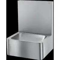 Delabie Waschtisch Hygiene hohe Rückwand Edst. 1.4301 sat.