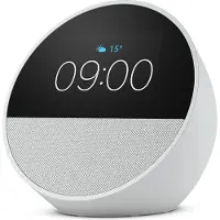 Amazon Smart-Lautsprecher Echo Spot (2024), WLAN, Bluetooth, Weiß