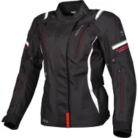Germot Textiljacke Aria Damen, schwarz/weiß-rot - Größe 40D