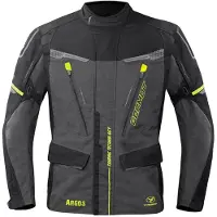 Germot Textiljacke Argos Herren, anthrazit/schwarz-gelb - Größe 3XL