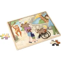 Eduplay Puzzle Lernspielzeug - Zoo Handicap - mit 35 Teilen