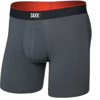 Saxx Multi-sport Mesh Boxer Brief FLY turbulence (w/ black wb) (TRB) L