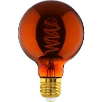 Eglo LED Globe E27 G95 4W Filament 2.000K kupfer