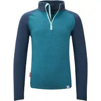 TROLLKIDS - Kid's Rauland Half Zip - Fleecepullover Gr 140 blau/türkis