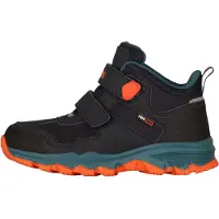 TROLLKIDS Winterstiefel "KIDS KJERAG HIKER", Jungen, Gr. 34, orange (schwarz, stormy blau, flame orange), Synthetik, Textil, Schuhe Winterstiefel, wasserdicht
