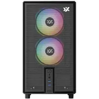 XYZPrinting X-CS-ATOM-B, Micro Tower, PC, Schwarz, micro ATX, Mini-ITX