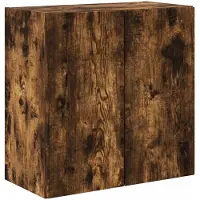 Syfax TV-Wandschrank Wandmontiert Geräucherte Eiche 59,5 x 31 x 60 cm