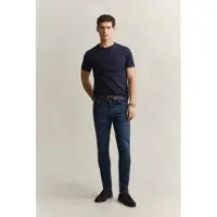 Gant für Herren. 1000030 Jeans Active Recover in Extra Slim Fit, mittelblau, verwaschen (29/36), Lässig, Baumwolle, Denim