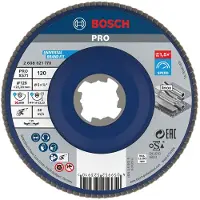 Bosch Fächerschleifscheiben X571 Best for Metal K120 125mm X-LOCK gekröpft 10Stk