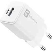 Cellularline Multipower Dual Port 30W - Smartphone, tablet e laptop, Drinnen, AC, Weiß