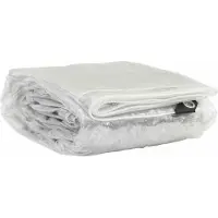 vidaXL Pflanzenabdeckung mit Ösen 1x5 m PVC
