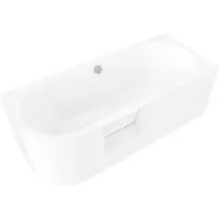 Hak PORTAS Rechts Badewanne mit Tür, 170x75x60cm, Weiß