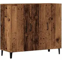 vidaXL Sideboard Altholz-Optik 90x34x80 cm Holzwerkstoff