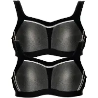 Viania 2er Pack Sport BH extreme in schwarz | Gr.: 80B