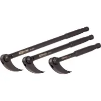 Ks Tools Gelenk-Rollkopf-Hebeleisen-Satz, 3-tlg - 911.8175