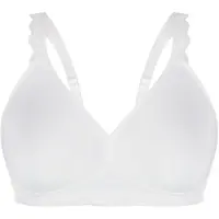Sassa Soft-BH "Soft BH FUNCTIONAL BRAS", Damen, Gr. 75, Cup D, weiß, Stoff, Obermaterial: 82% Polyamid PA. 18% Elasthan EL., BHs Soft-BH