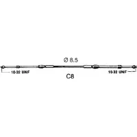 Ultraflex Steuerkabel C8 universal für Innenborder 9 Fuß