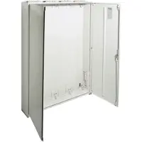 Hager ZB54W Zählerschrank, univers Z, 1400x1050x205 mm, Schutzklasse II, 432 Platzeinheiten