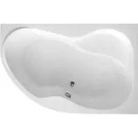 Hak Handelsagentur Koch Raumspar Badewanne 150 x 105 x 45 cm, CIDLINA, rechts, weiß