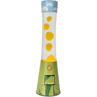 Lobbes Lava Lampe Gamer Gelb - Fisura Retro Gaming Stimmungslicht Schreibtisch